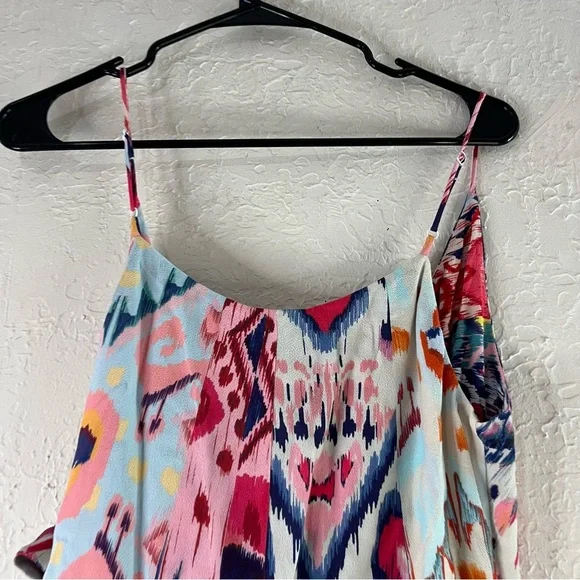 Farm Rio Crepe Boboikat Mini Wrap Mini Dress in Multi - Picture 10 of 13